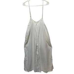 Anthropologie wide leg oversized jumpsuit